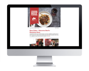 CLIENT: CANADA BEEF </h1><div class="subhead">E-newsletter for stakeholders.</div>